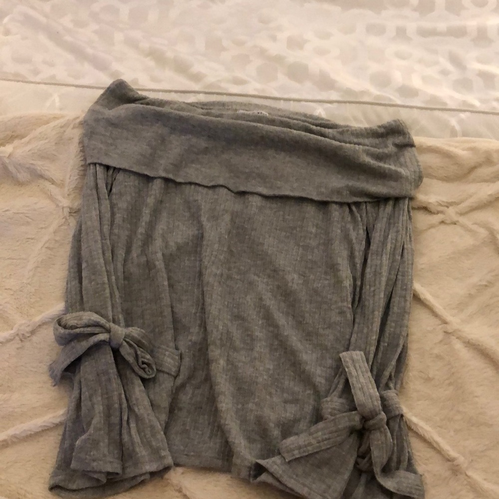 off the shoulder long sleeve